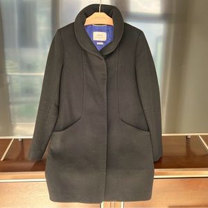 Wilfred Mid length coat in black